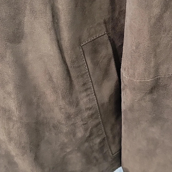 JOS. A. BANK Brown Leather Suede Men's Jacket XXL‎ - Picture 3 of 13